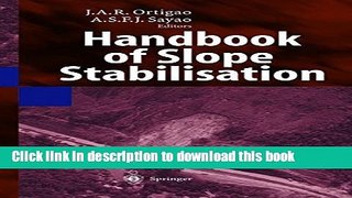 Books Handbook of Slope Stabilization Engineering Full Online