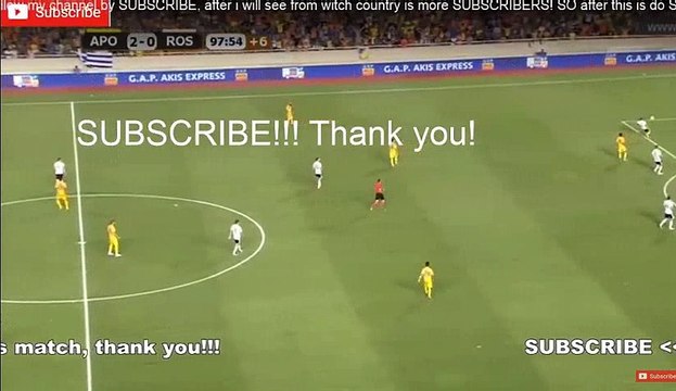 Tomas De Vincenti Goal - APOEL 3-0 Rosenborg - 02-08-2016