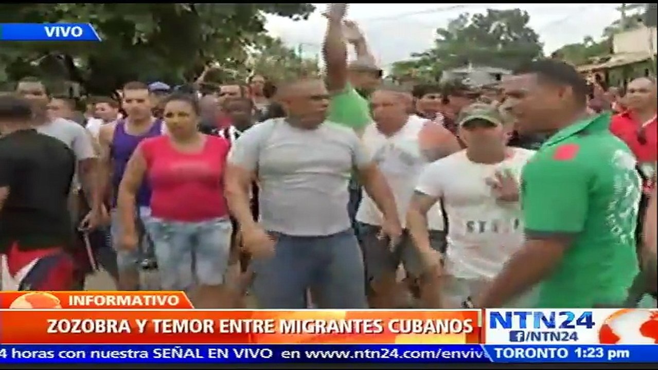 Sigue el drama en Turbo, cubanos varados tendrían 24 horas para abandonar Colombia