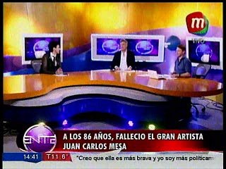 Nuestro homenaje a Juan Carlos Mesa