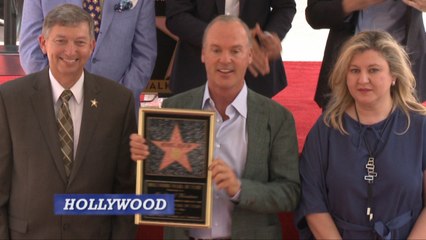 Michael Keaton Gets A Star And Gladly Brags
