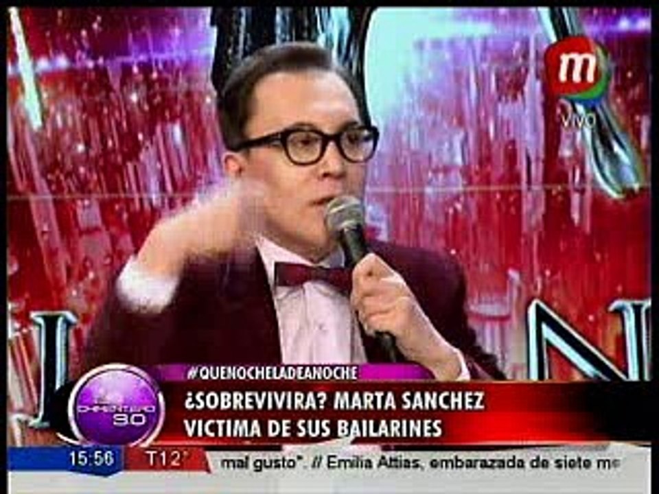 ¿Marta Sánchez víctima de sus bailarines?