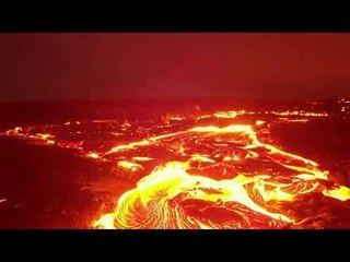 Download Video: River of Lava Flows From Puʻu ʻŌʻō Vent of Hawaii's Kilauea Volcano