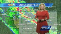 Windows 10 notice appears during live TV weathercast :D