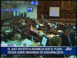Reacciones en la Asamblea Nacional por inmunidad de Cléver Jiménez