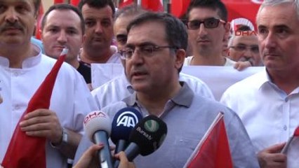 Bursa - Sağlıkçılardan Darbeye Karşı 'Beyaz Yürüyüş'