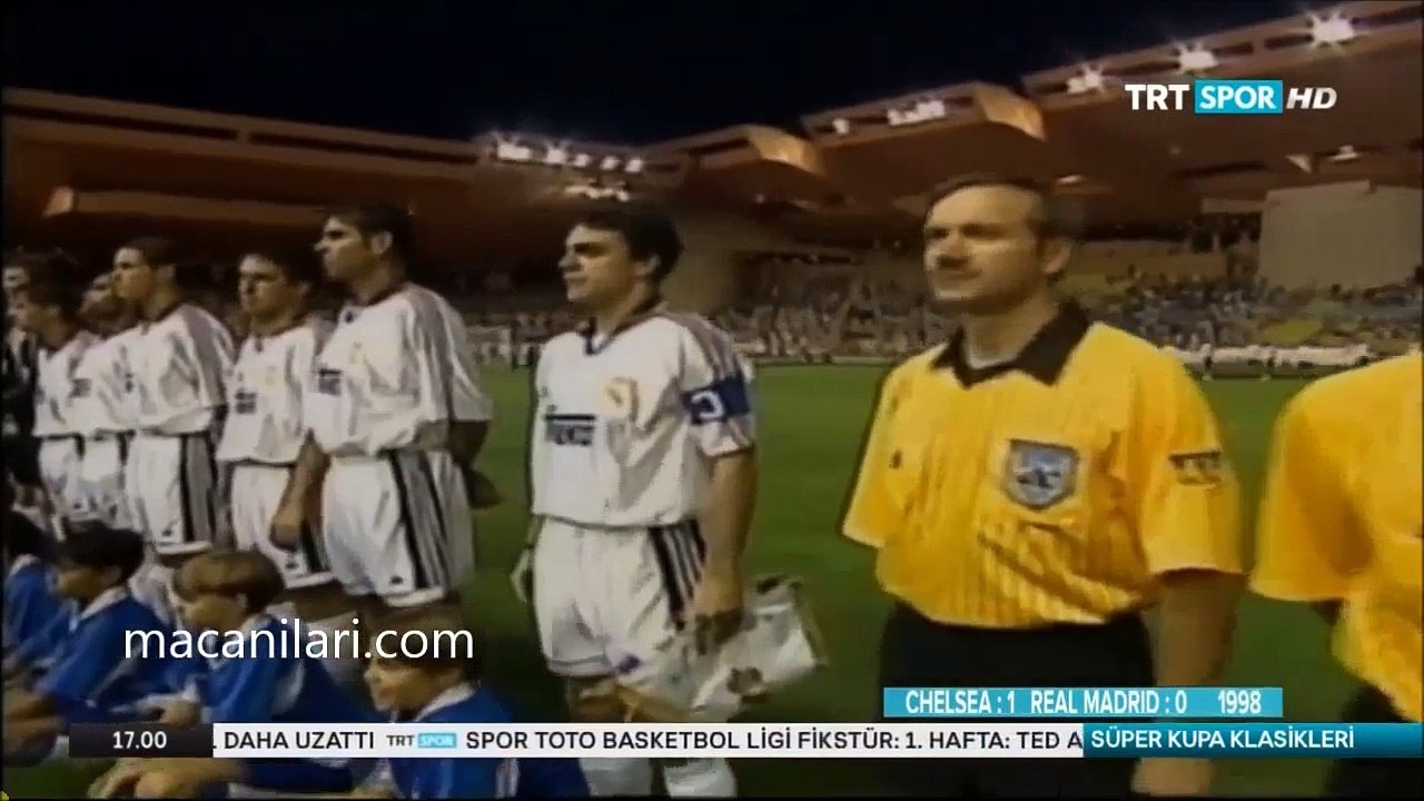 [HD] 28.08.1998 - 1998 UEFA Super Cup Final Match Chelsea FC 1-0 Real Madrid