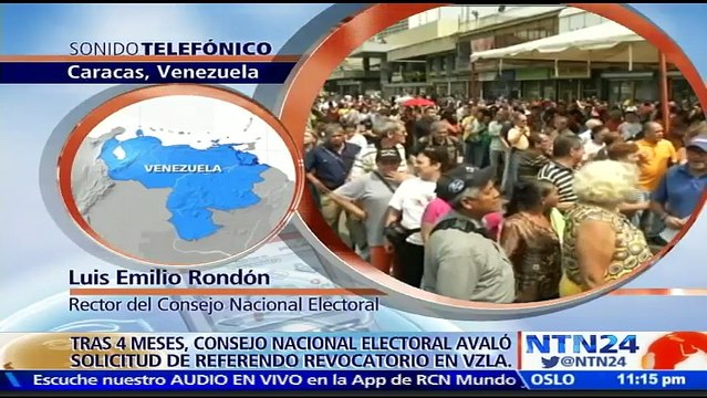 Convocatoria a referendo se mantiene pese a las consideraciones procedimentales : Rector del CNE Luis Emilio Rondón