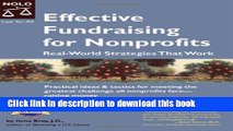 Ebook Effective Fundraising for Nonprofits Free Online