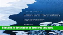 [PDF] Cognitive Psychology: Connecting Mind, Research and Everyday Experience Download full E-book