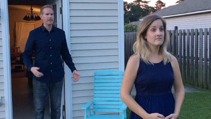 Couple's Dramatic Triplet Pregnancy Announcement Is A Hilarious Cry For Help