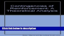 Ebook Contingencies of Reinforcement; A Theoretical Analysis Full Online