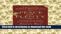 Ebook Peace and Plenty: Finding Your Path to Financial Serenity Full Online