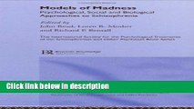 Ebook Models of Madness: Psychological, Social and Biological Approaches to Schizophrenia (The