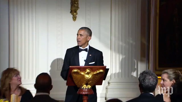Obama's toast at state dinner: Singaporeans take food 'seriously'