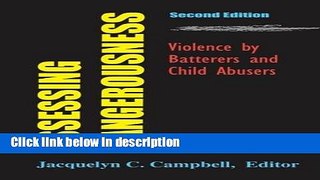 Ebook Assessing Dangerousness: Violence by Batterers and Child Abusers, 2nd Edition Free Online