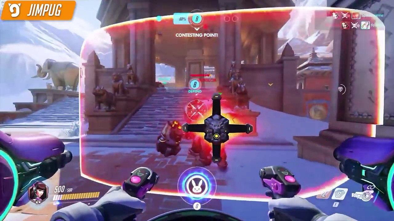 Funny Overwatch Plays #12 - WELCOME TO SUCK IT STATION!