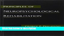 Books Principles of Neuropsychological Rehabilitation Free Online