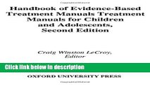 Ebook Handbook of Evidence-Based Treatment Manuals for Children and Adolescents Free Online