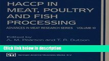 Ebook HACCP in Meat, Poultry, and Fish Processing (Advances in Meat Research) Full Online