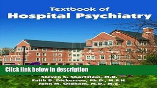 Books Textbook of Hospital Psychiatry Free Online