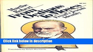 Ebook From Oedipus to Moses: Freud s Jewish identity Free Online