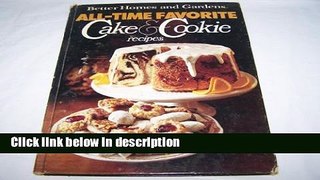 Books Better Homes and Gardens All-Time Favorite Cake and Cookie Recipes (Better Homes   Gardens)