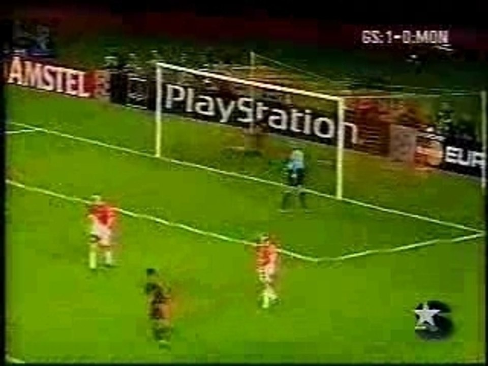 Football - Hagi Goal From Over 40 Meters Against Monaco, Uef