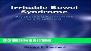 Ebook Irritable Bowel Syndrome: Psychosocial Assessment and Treatment Free Online