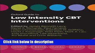 Books Oxford Guide to Low Intensity CBT Interventions (Oxford Guides to Cognitive Behavioural