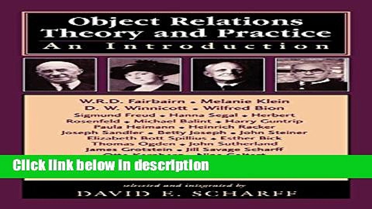 Ebook Object Relations Theory and Practice: An Introduction (The Library of Object Relations) Free