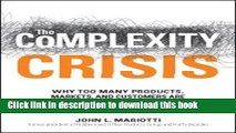 Ebook The Complexity Crisis: Why too many products, markets, and customers are crippling your