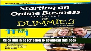 Books Starting an Online Business All-in-One For Dummies Free Online