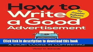 [Read PDF] How to Write a Good Advertisement Ebook Free