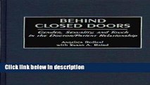 Books Behind Closed Doors: Gender, Sexuality, and Touch in the Doctor/Patient Relationship Full