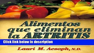 Books Alimentos que eliminan la artritis Free Online