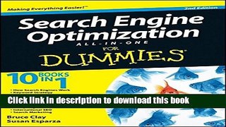 Ebook Search Engine Optimization All-in-One For Dummies Full Online
