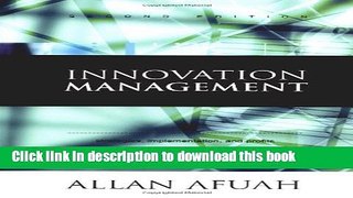 Books Innovation Management: Strategies, Implementation, and Profits Full Download