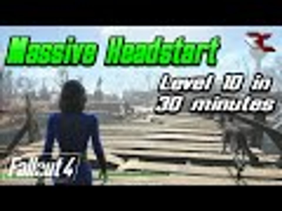 Fallout 4 | How to get a MASSIVE Head Start - Level 10 in 30 minutes
