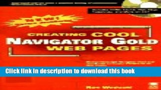 Books Creating Cool Navigator Gold Web Pages Free Online