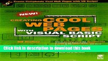 Ebook Creating Cool Vbscript Web Pages Free Download