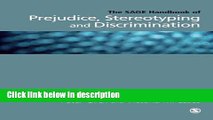 Ebook The SAGE Handbook of Prejudice, Stereotyping and Discrimination Free Online
