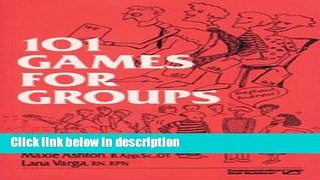 Books 101 Games for Groups Free Online