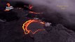 Stunning Aerial View of Lava Gushing From Kilauea Volcano