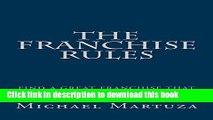 Books The Franchise Rules: How To Find A Great Franchise That Fits Your Goals, Skills and Budget