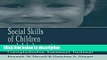 Ebook Social Skills of Children and Adolescents: Conceptualization, Assessment, Treatment Free