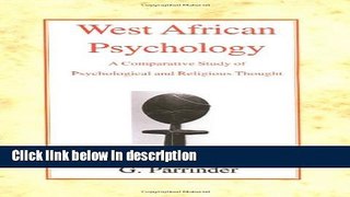 Ebook West African Psychology: A Comparative Study of Psychology and Religious Thought