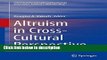 Ebook Altruism in Cross-Cultural Perspective (International and Cultural Psychology) Full Online