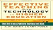 Ebook Effective Teaching with Technology in Higher Education: Foundations for Success Free Online
