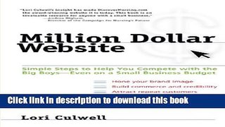 Ebook Million Dollar Website: Simple Steps to Help You Compete with the Big Boys - Even on a Small